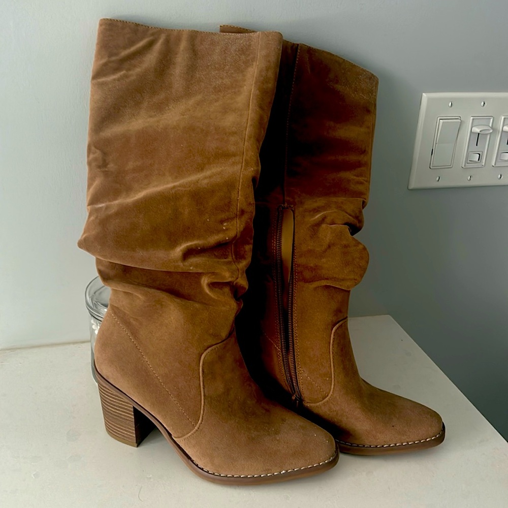 Brand new never worn slouch boots.